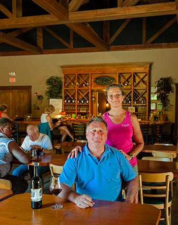 Joe and Susan Millea of Moulton Falls Winery